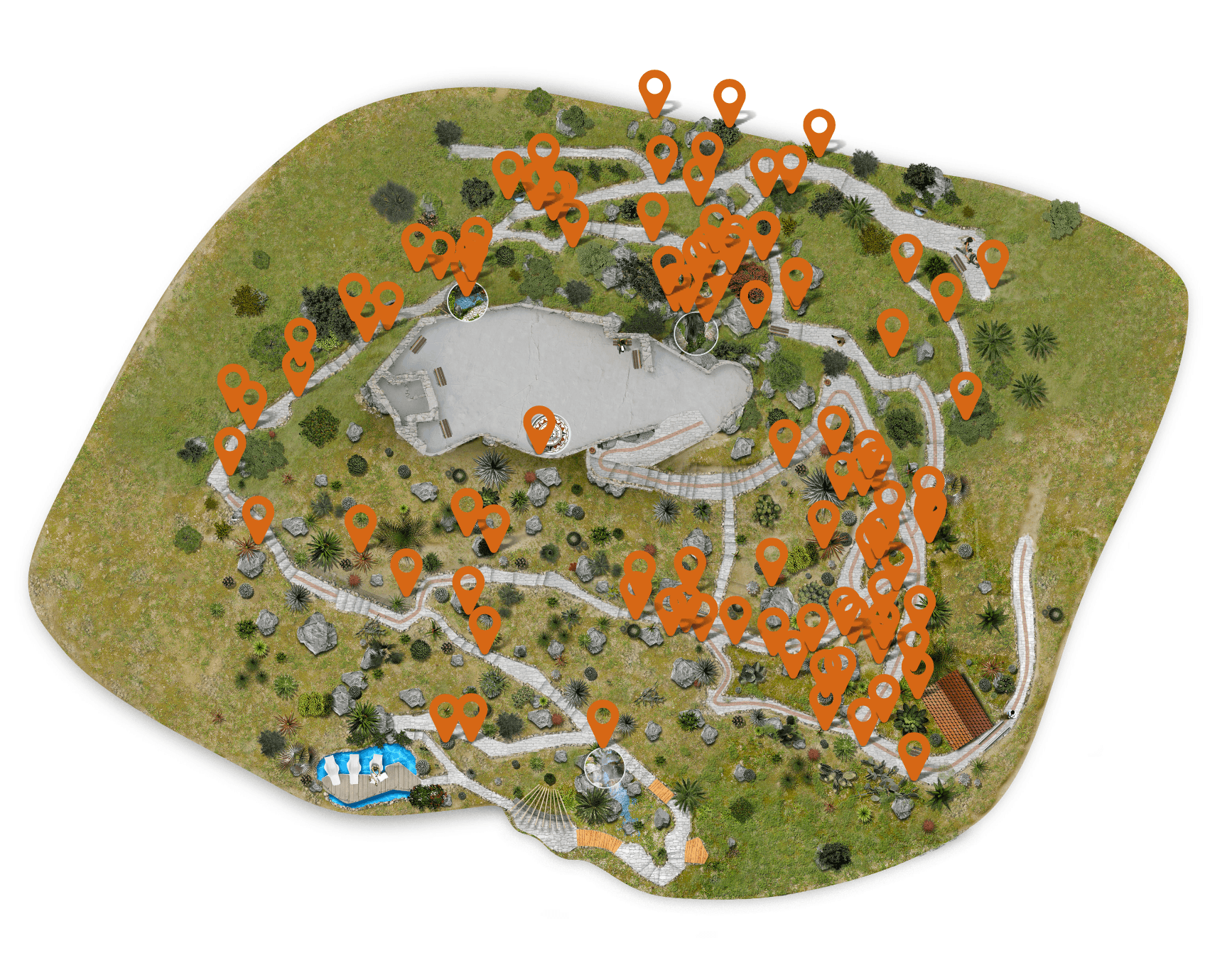 Eze Village Exotic Jardin Map