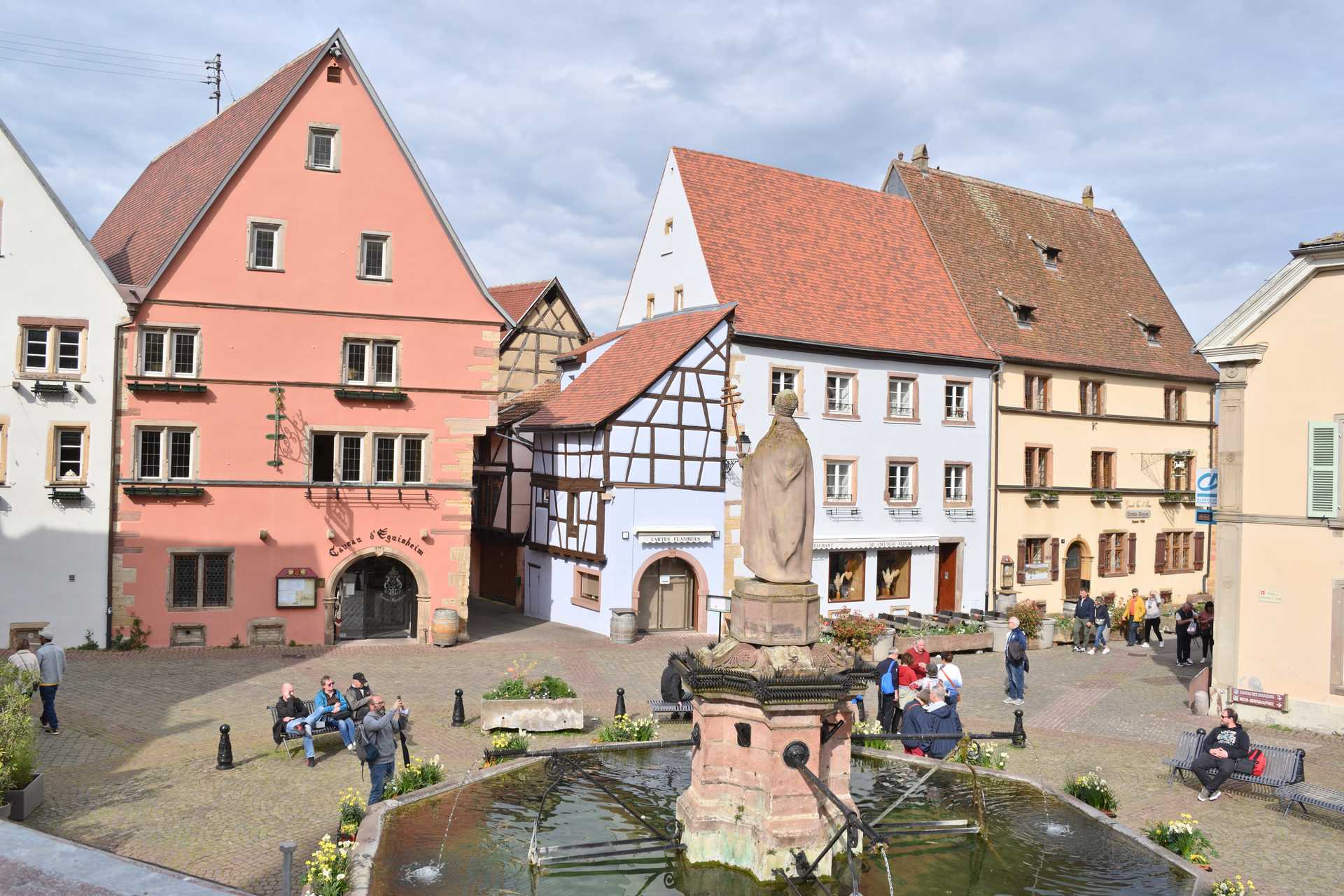 Colmar 3rd Day Eguisheim Pl du Chateau Saint Leon 13