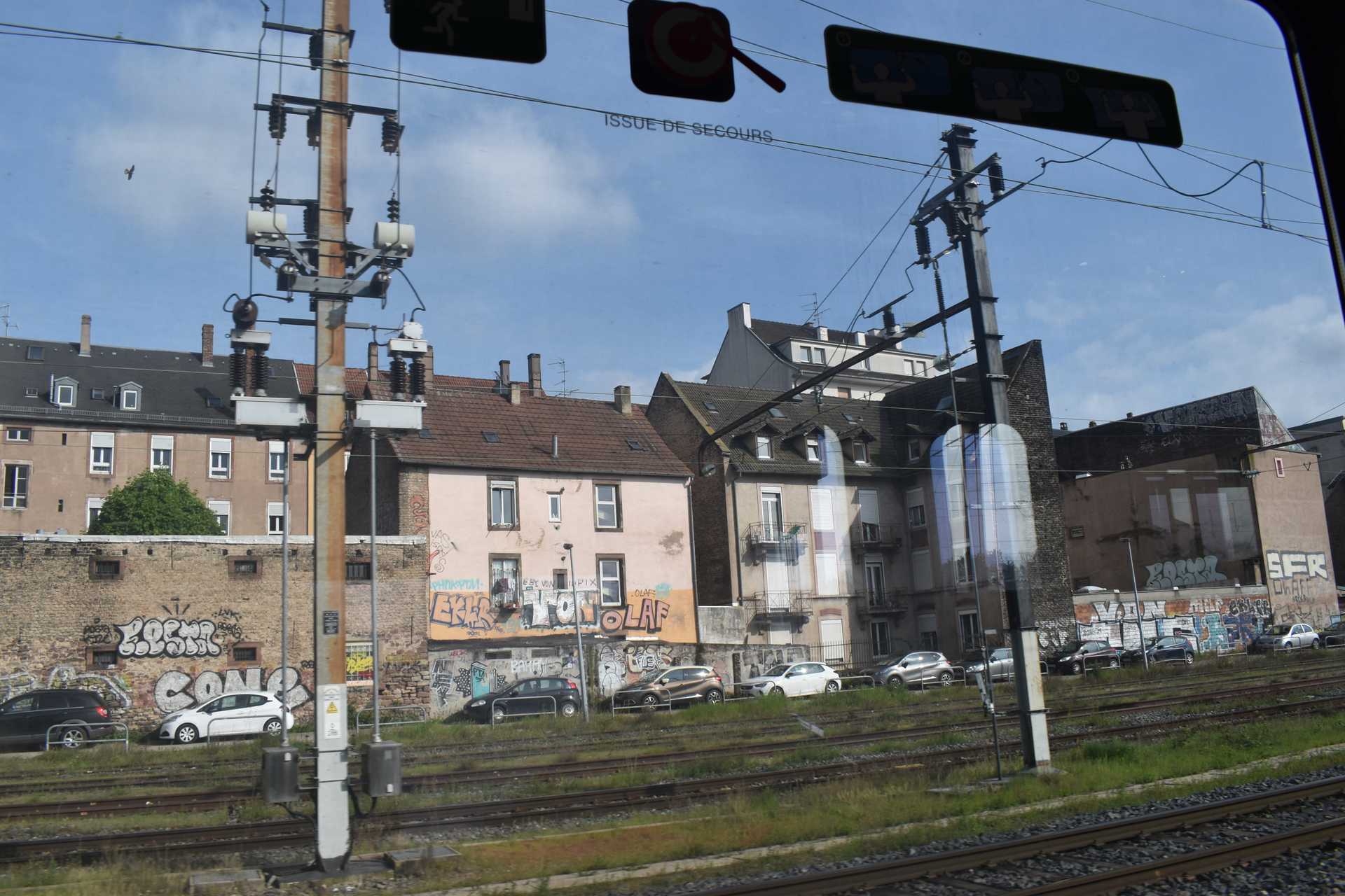 TER Strasbourg to Colmar Window View 3