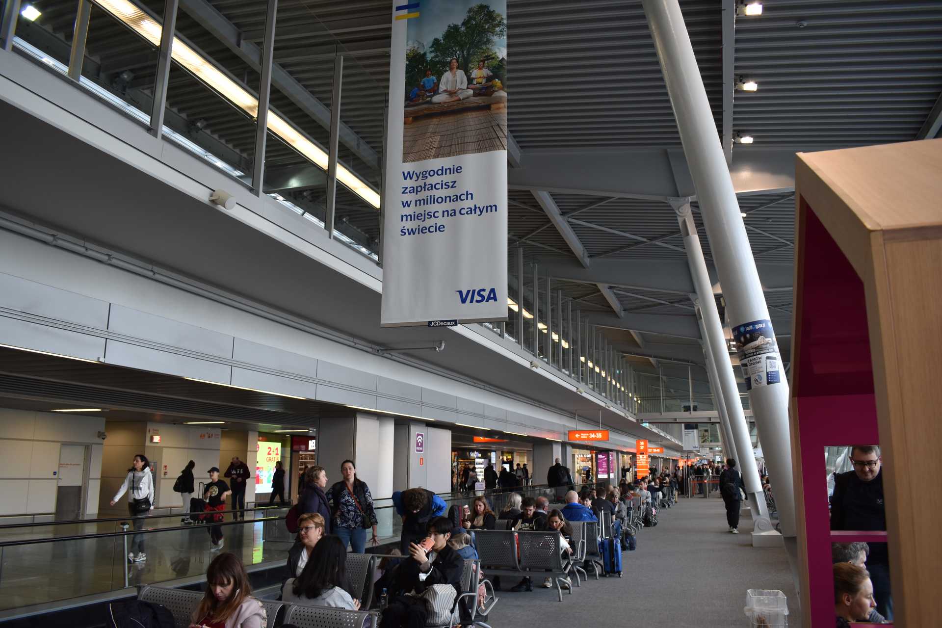 Warsaw Chopin Airport Bench