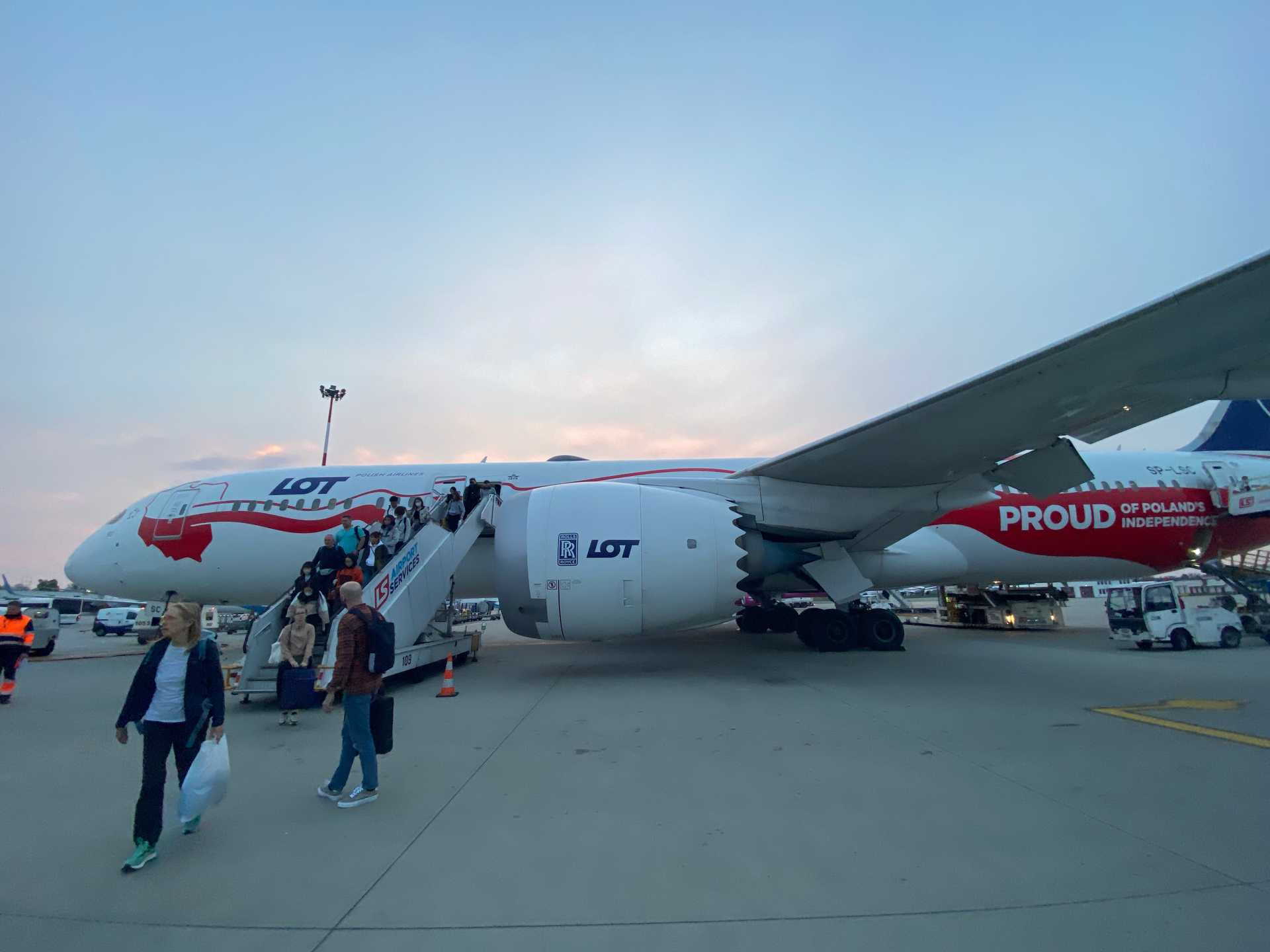 Warsaw Airport Arrival Flight