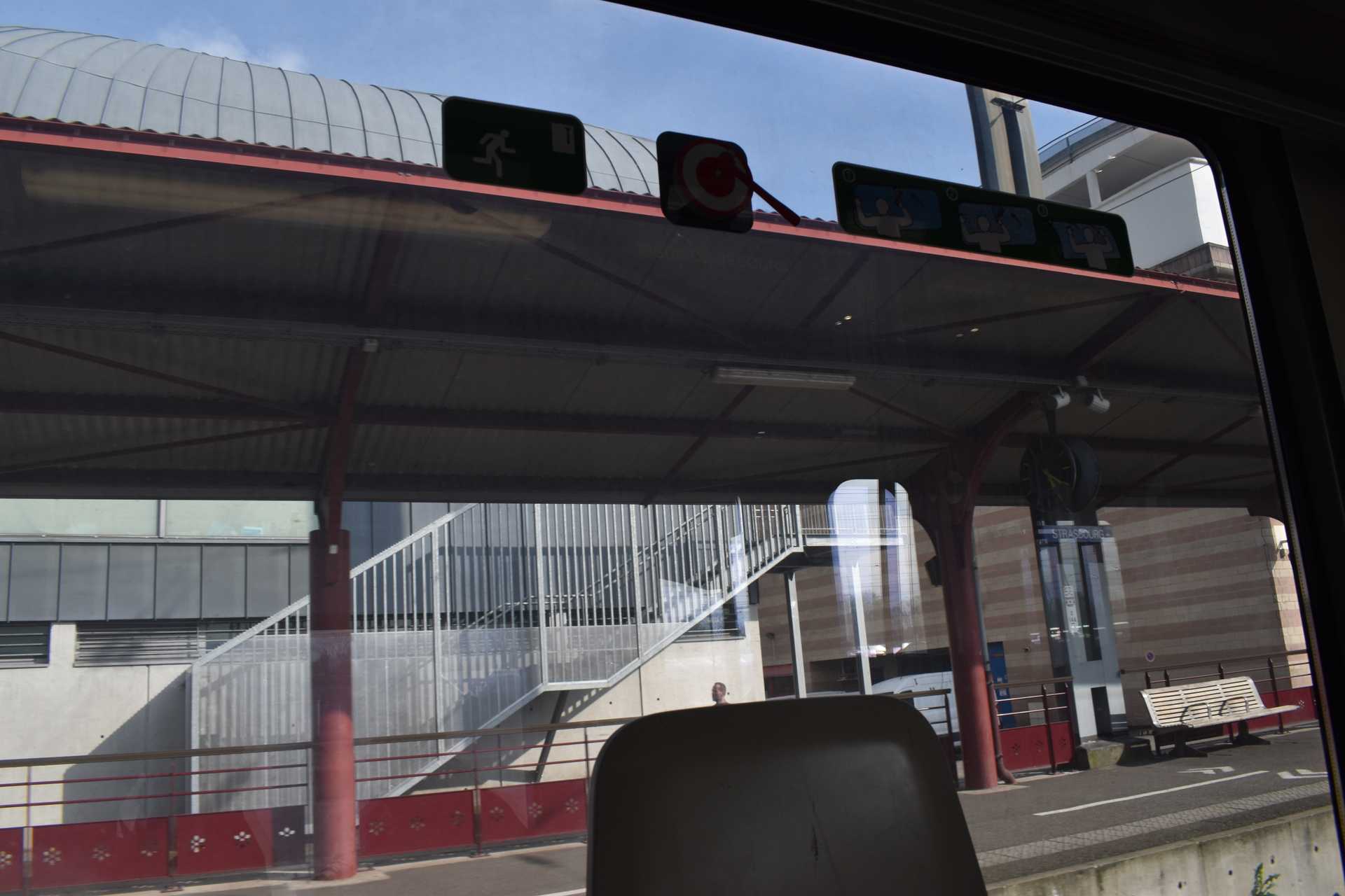 TER Strasbourg to Colmar Window View 1