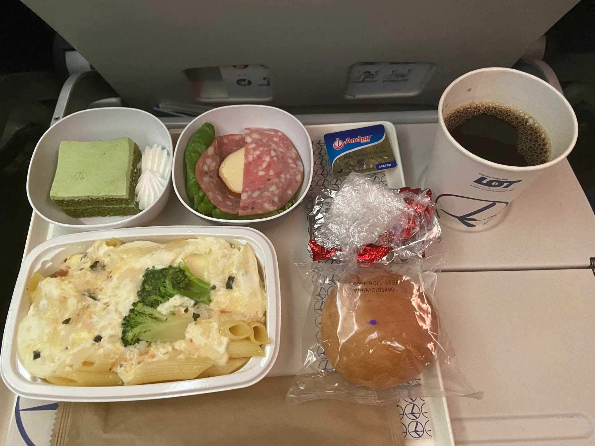 Narita to Warsaw Flight Meal 2