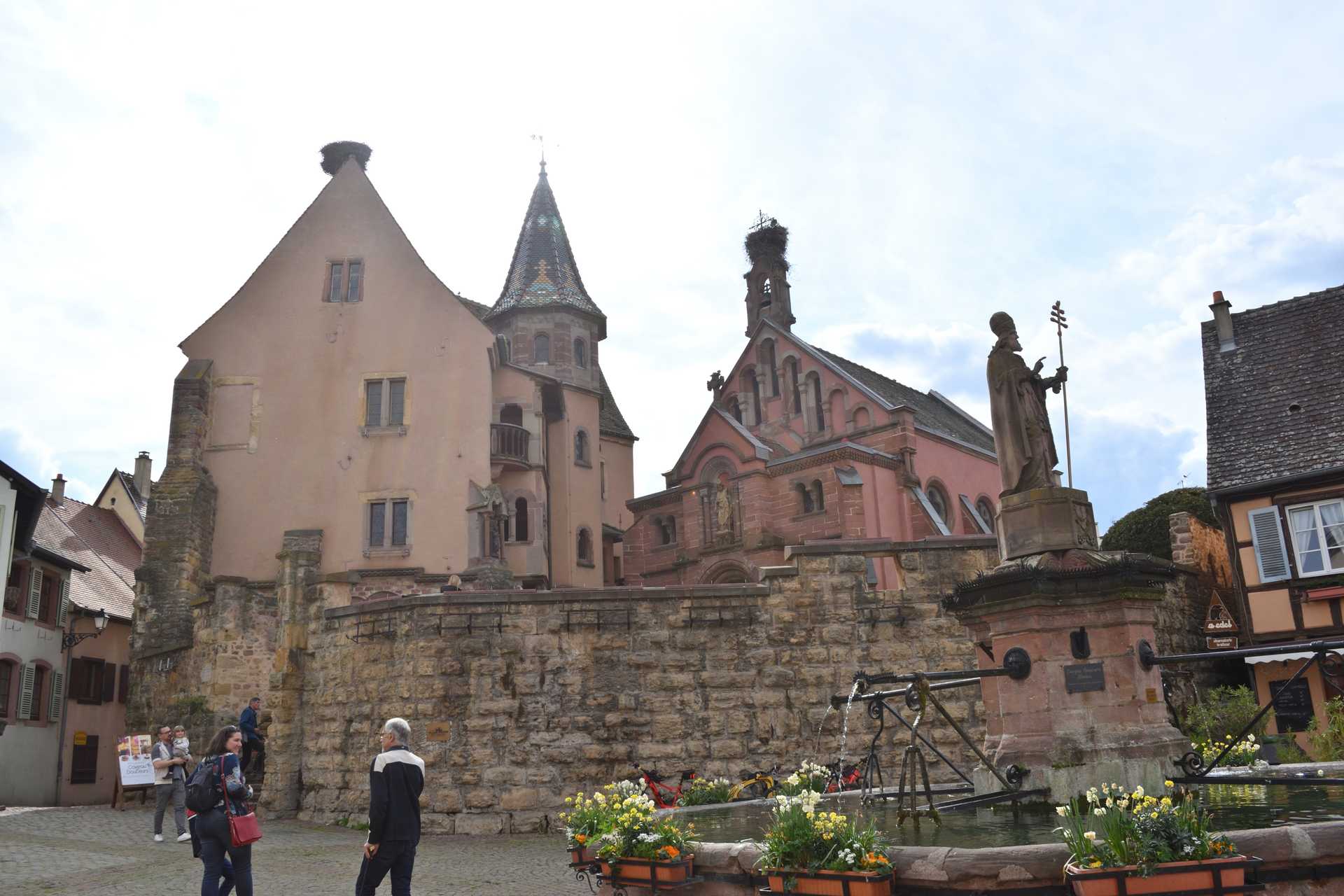 Colmar 3rd Day Eguisheim Pl du Chateau Saint Leon 2