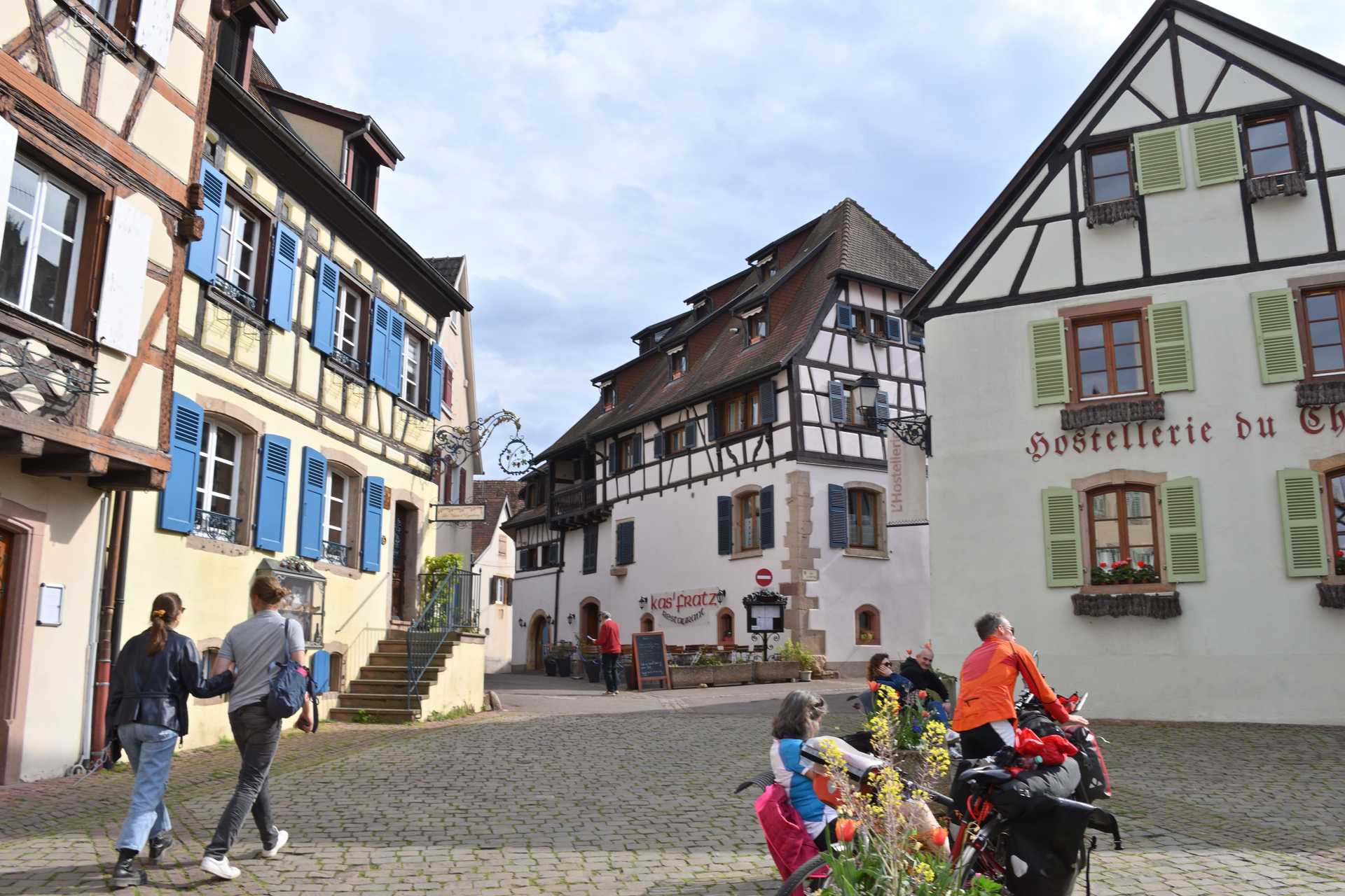 Colmar 3rd Day Eguisheim Pl du Chateau Saint Leon 3