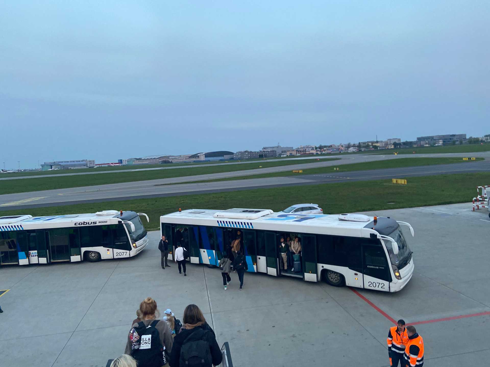 Warsaw Airport Arrival Transfer Bus