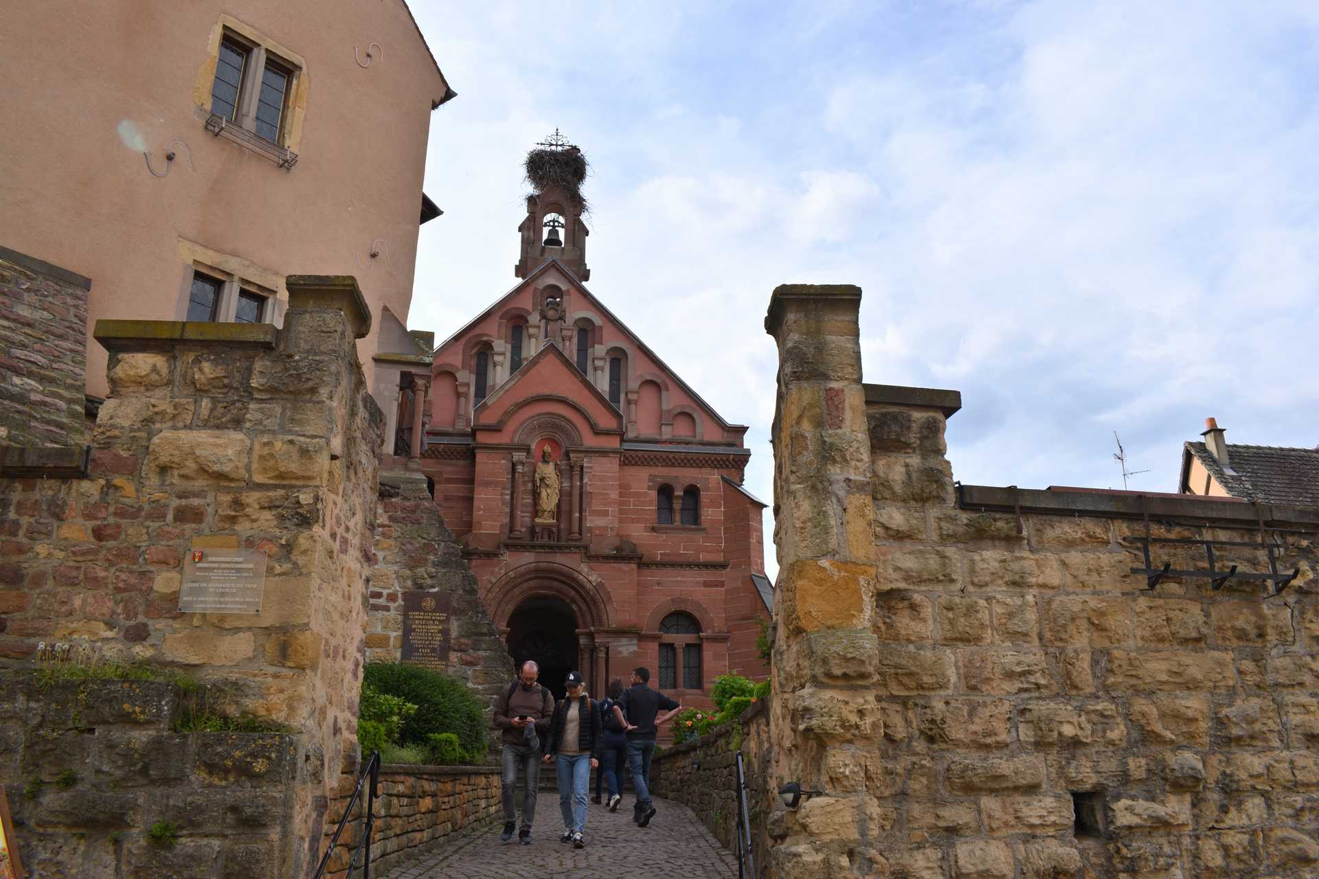 Colmar 3rd Day Eguisheim Pl du Chateau Saint Leon 4
